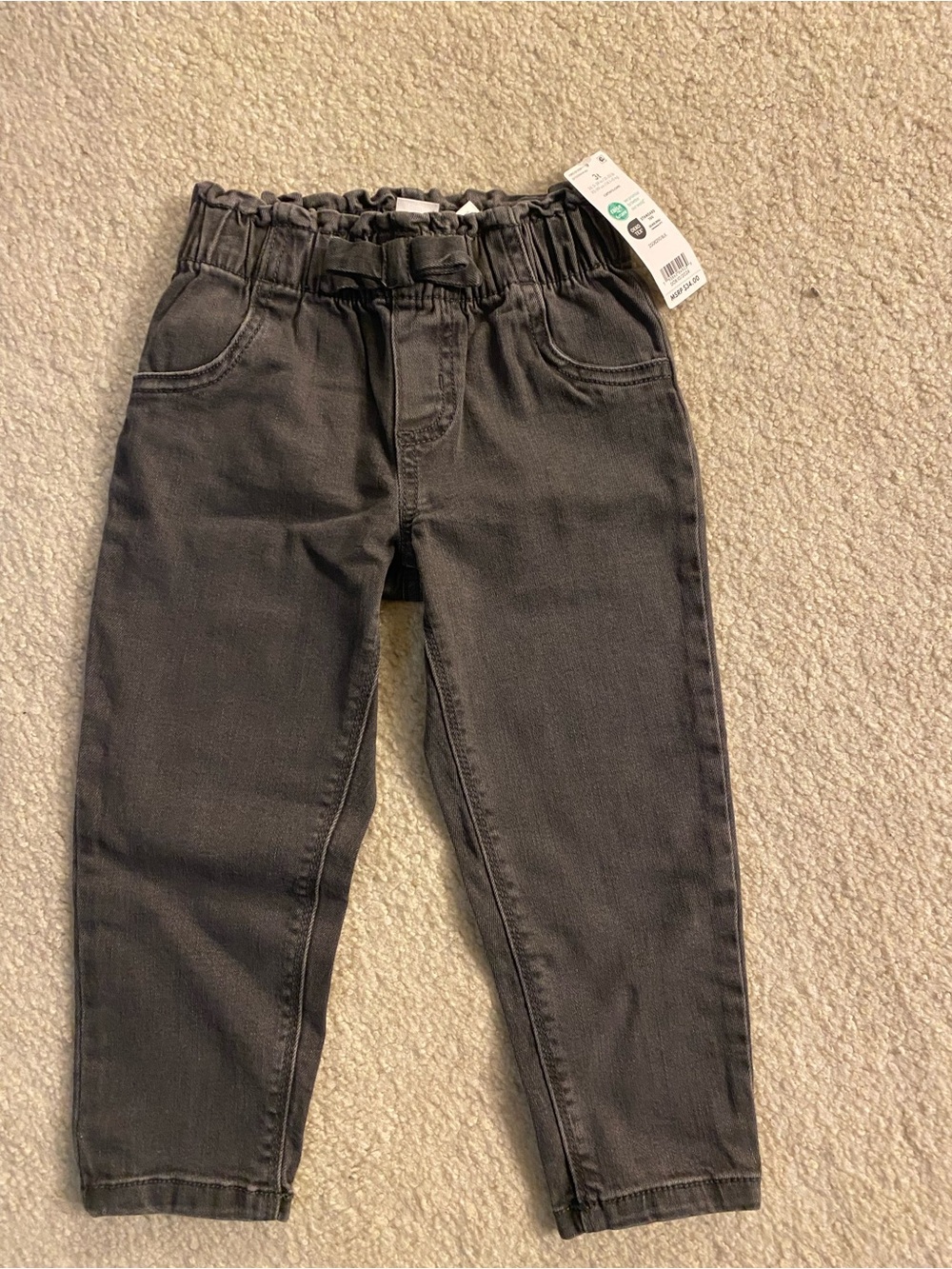 Carters 3T Black Jeans. NWT
